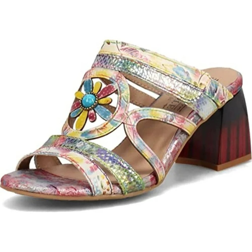 L'Artiste by Spring Step Tazlinate - Blum Slides - Multi- EU 39/US 8.5-9